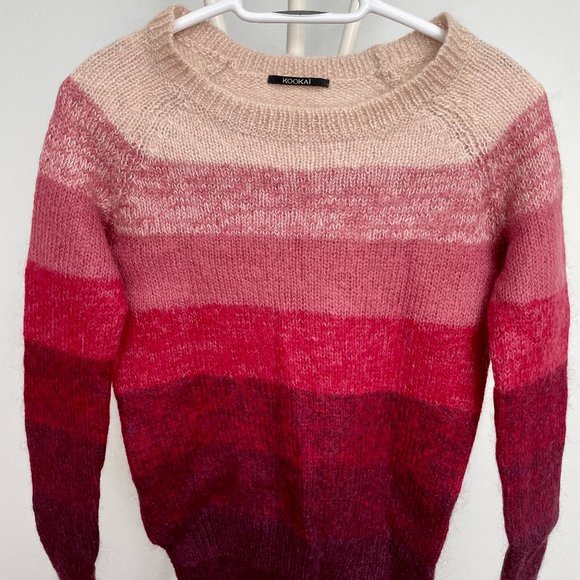 Kookai - Sweater - Size 1 -  Gradient pink - GUC - Picture 1 of 4